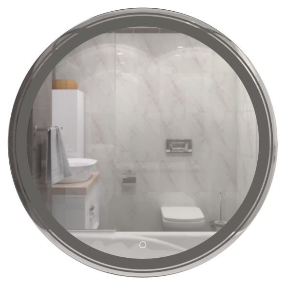 Зеркало MIXLINE &amp;quot;Оливия&amp;quot; D800 сенсорный выключатель, светодиодная подсветка - MLZ.Ol.8.1.2 