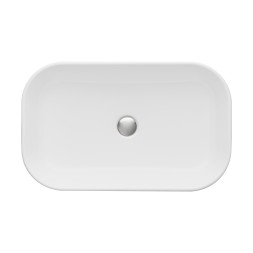 Раковина накладная Aquaton Лола 60 литьевой мрамор, белая (1A73313Klk010)