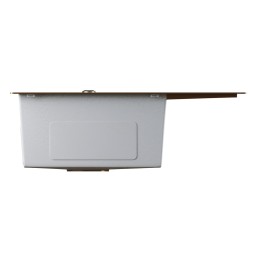 Мойка настол.монтаж 60х50 (3,0) лев. вып 3 1/2 MIXLINE PRO 20см с сифоном (бронза) - 552925