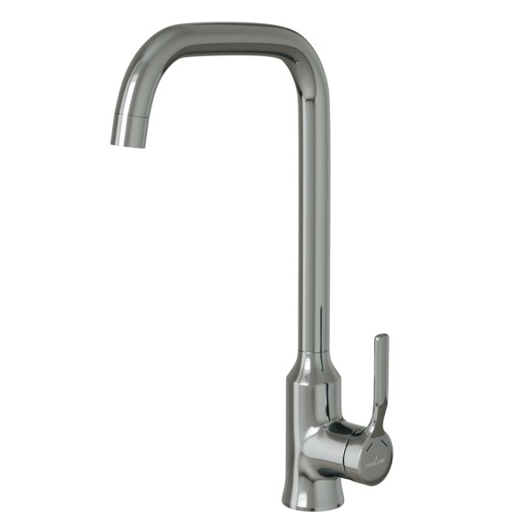 Смеситель для кухни 35k MIXLINE ML40-032 &amp;quot;Flat&amp;quot; высокий излив боковая ручка - ML40-032 