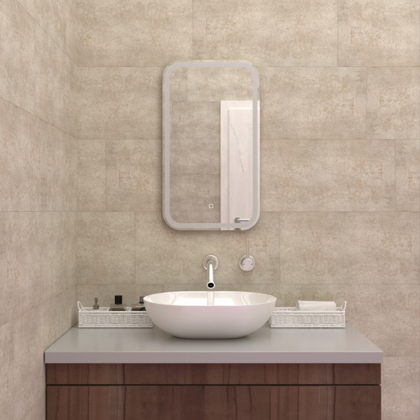 Зеркало MIXLINE &amp;quot;Мальта&amp;quot; 400*700 (ШВ) сенсорный выключатель, светодиодная подсветка - MLZ.Malt.4-7.1.2 