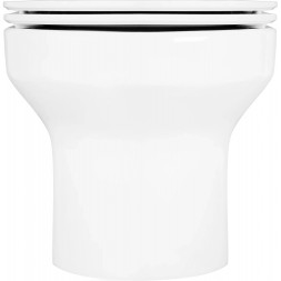 Унитаз подвесной Jacob Delafon Elite Rimless безободковый в комплекте с тонким сиденьем, креплениями, белый (EDX114RU-00)