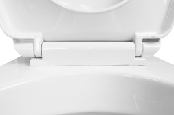 Унитаз подвесной Creo Ceramique PROJECT 355х490х375 в комплекте с быстросъемным сиденьем микролифт (PR1100N)