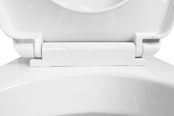 Унитаз подвесной Creo Ceramique PROJECT 355х490х375 в комплекте с быстросъемным сиденьем микролифт (PR1100N)