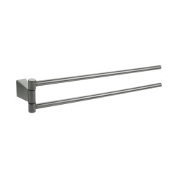 Полотенцедержатель Fixsen Trend GRAPHITE рога двойные, графит (FX-98002A)