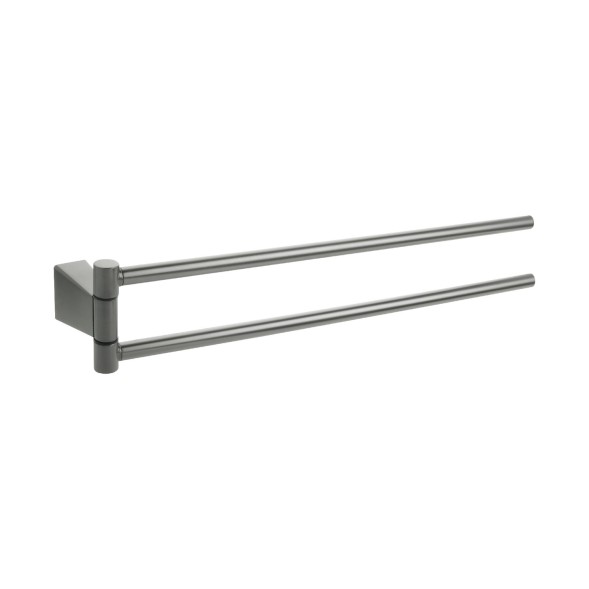 Полотенцедержатель Fixsen Trend GRAPHITE рога двойные, графит (FX-98002A)